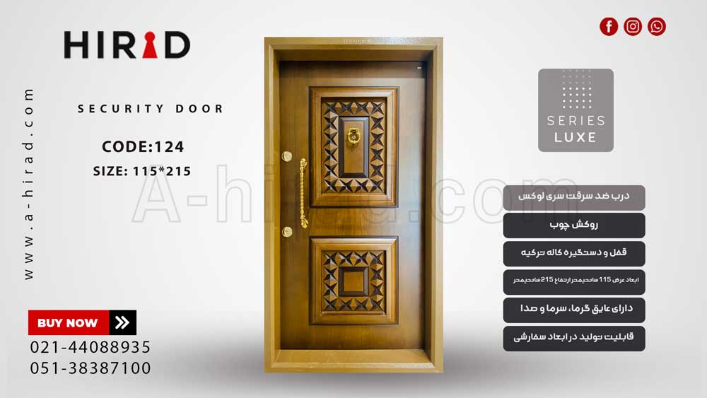 درب ضد سرقت مدل 124